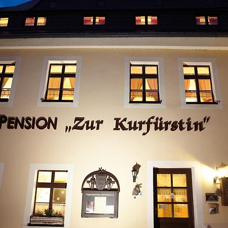 Pension Zur Kurfurstin Wolkenstein Buitenkant foto