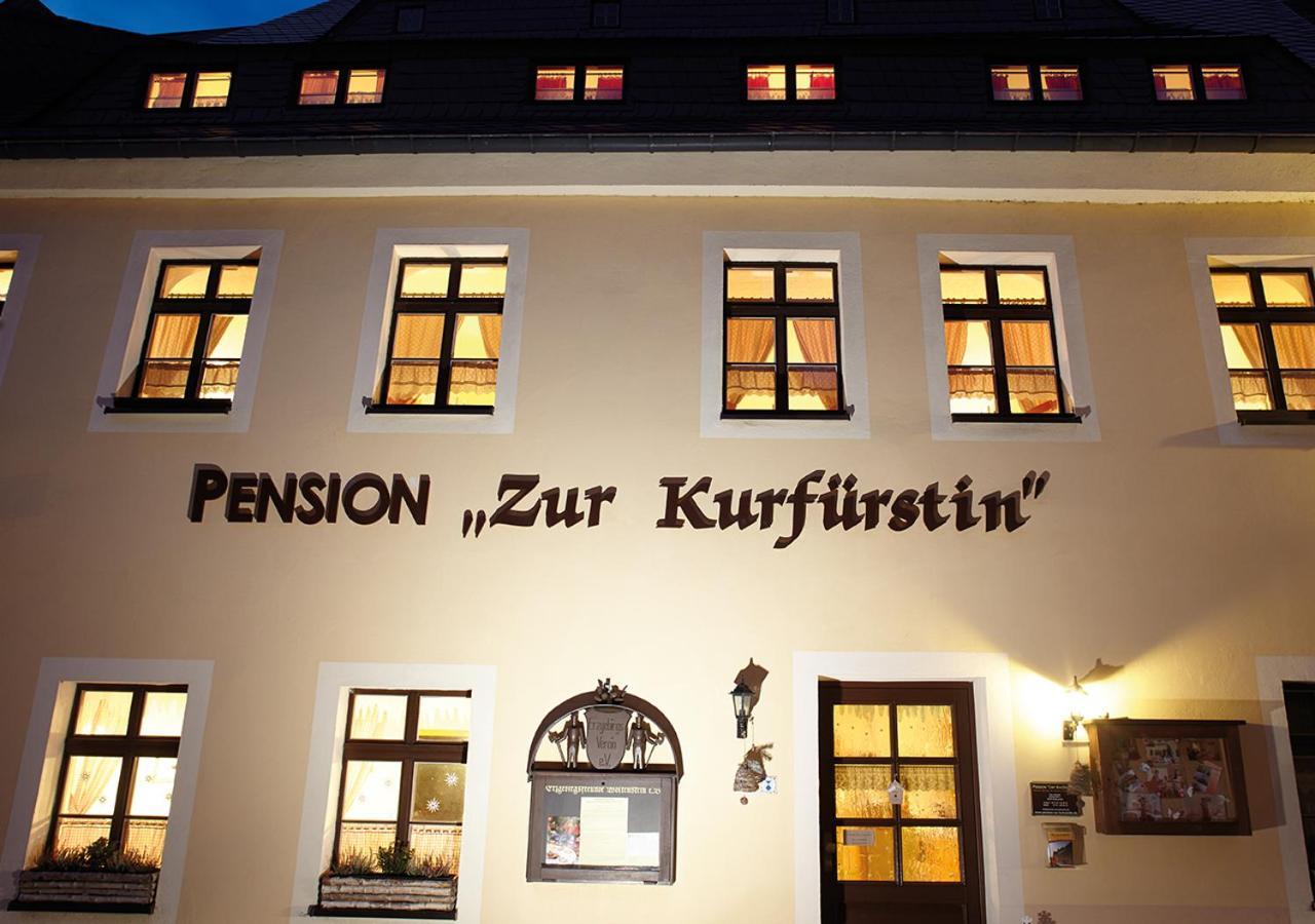 Pension Zur Kurfurstin Wolkenstein Buitenkant foto