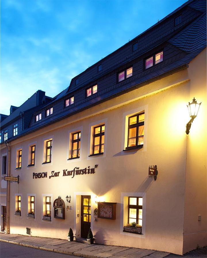 Pension Zur Kurfuerstin Wolkenstein Buitenkant foto